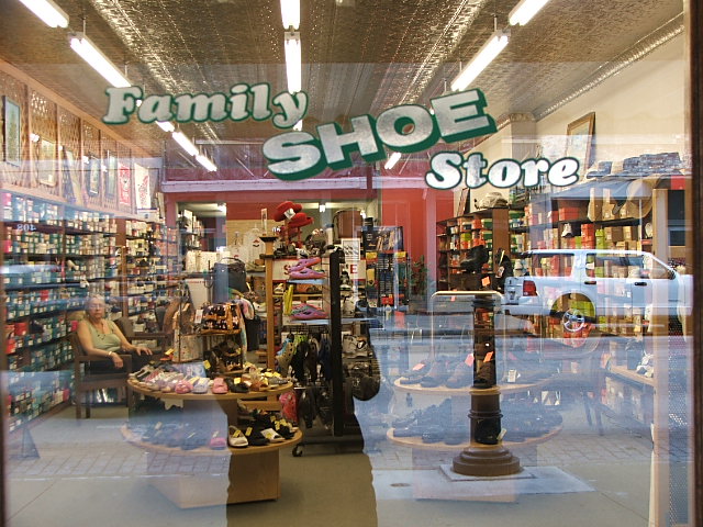 shoe store downtown